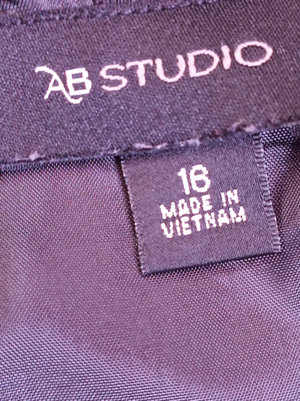 AB Studio Black Dress with Cream Spot Print - Picture 5 of 6